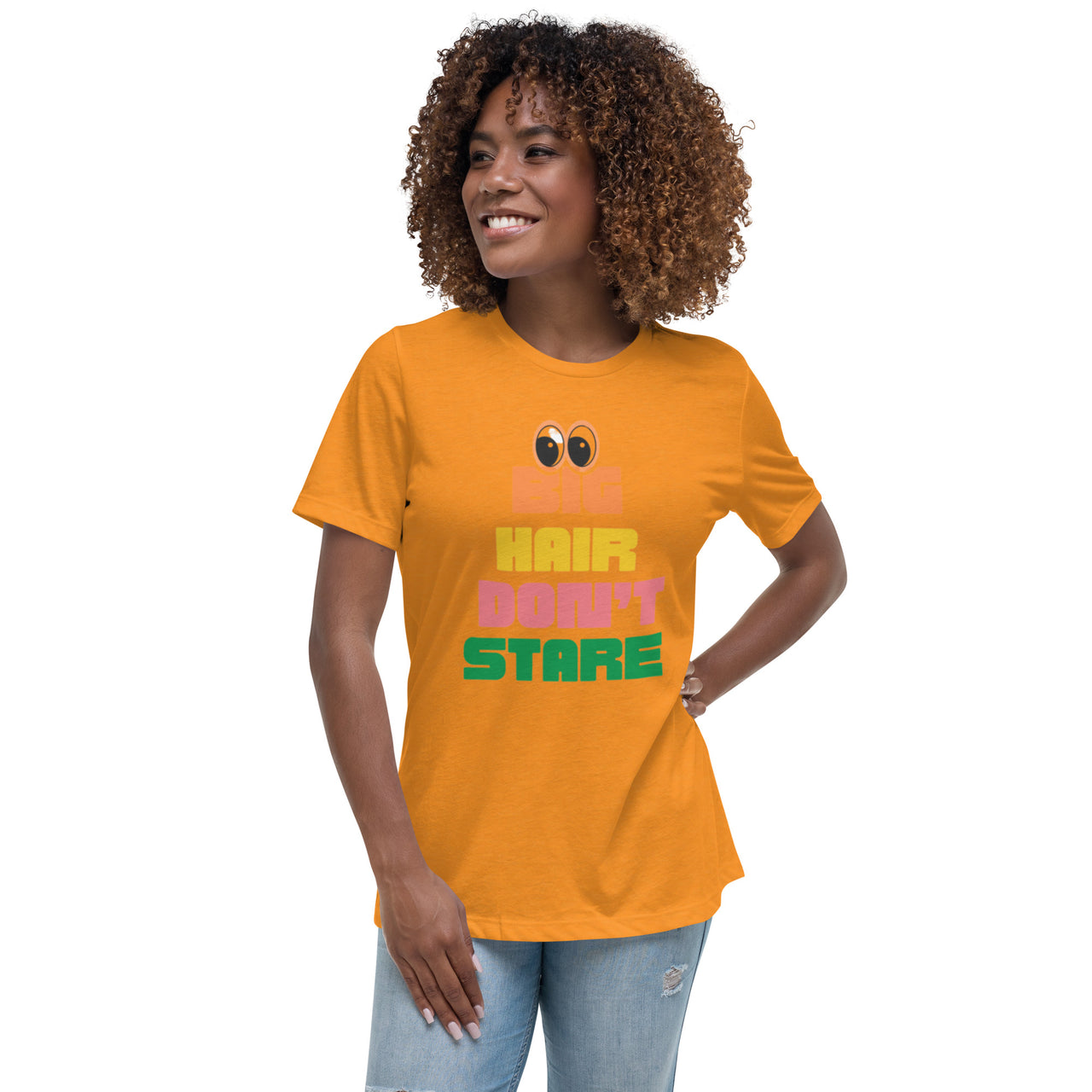 Big Hair Don't Stare! - T-Shirt.