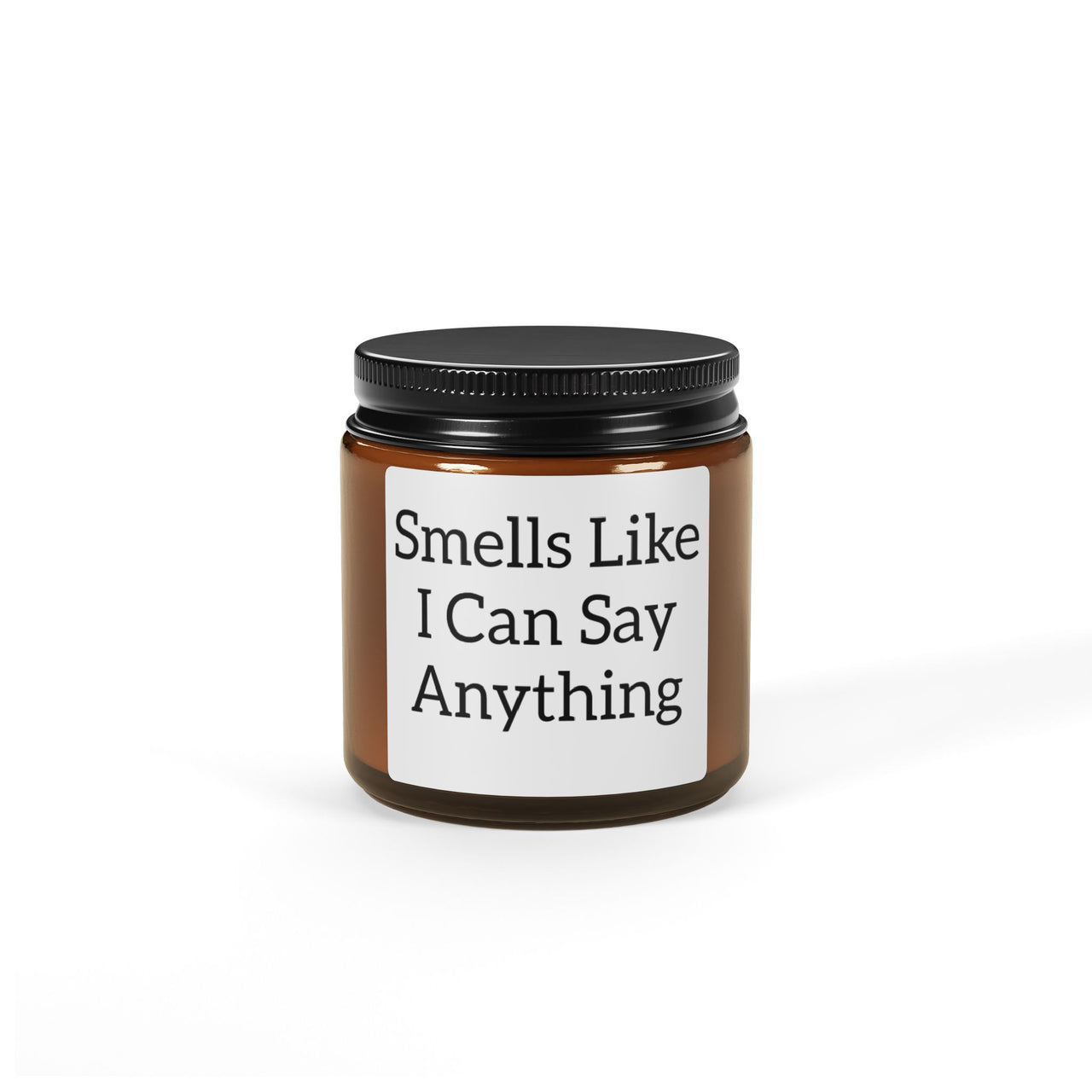 Luxury Personalized Soy Candles - Amber Jar.